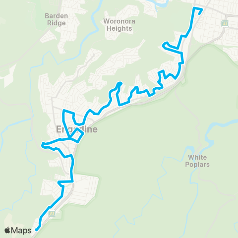 Sydney Buses Network Heathcote to Sutherland map