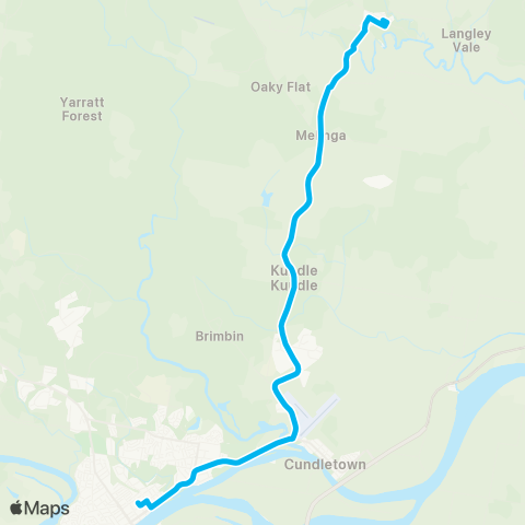 Newcastle and Hunter Network Lansdowne to Taree map