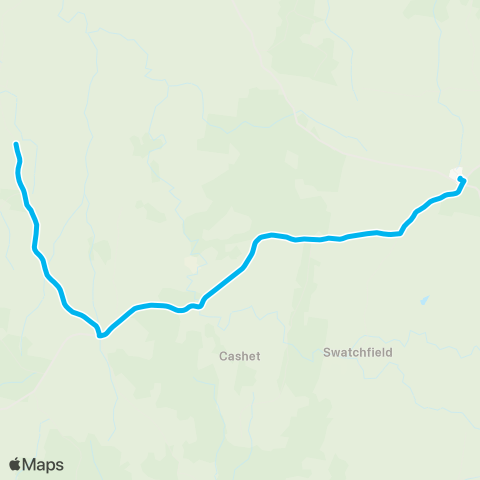 School buses Black Springs Public to Mt David via Campbells River Rd map