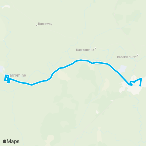 Central West and Orana Network Narromine to Dubbo via Mitchell Hwy map