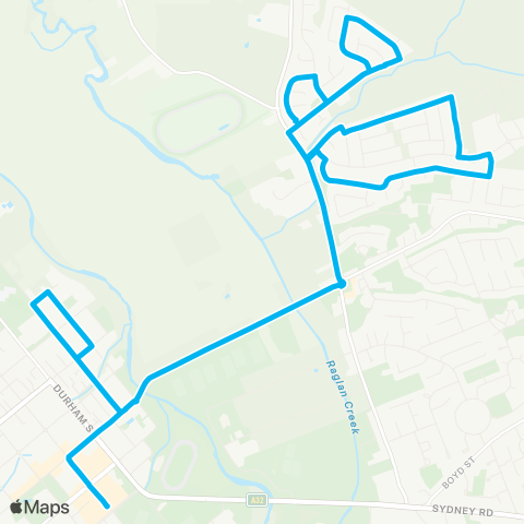 Central West and Orana Network Kelso to Bathurst map