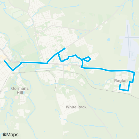 Central West and Orana Network Raglan to Bathurst map