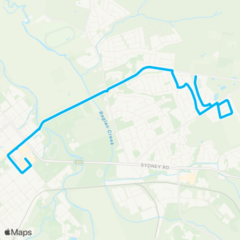 Central West and Orana Network Kelso to Bathurst map