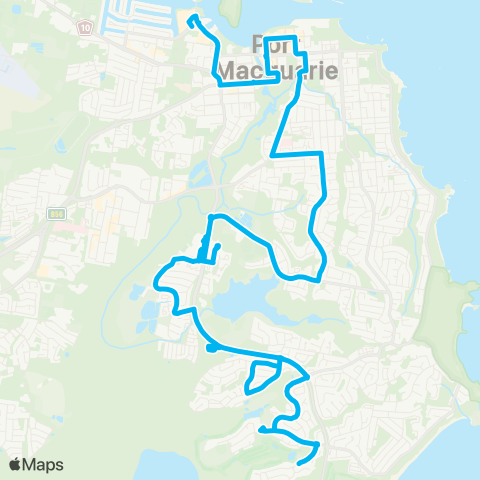 North Coast Network Port Macquarie Marbuk Ave to Settlement City map