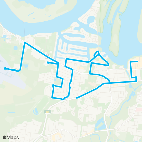 North Coast Network Port Macquarie Airport to Port Macquarie map