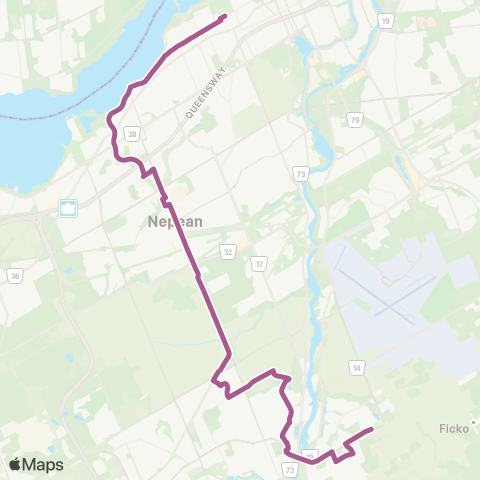 OC Transpo Tunney's Pasture - Riverside South / Sud map