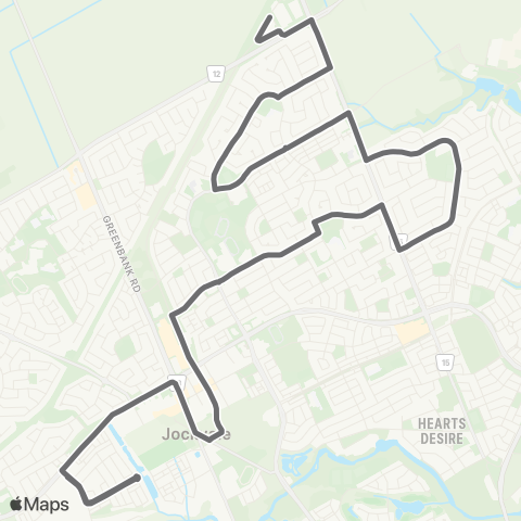 OC Transpo Fallowfield - Barrhaven Centre map