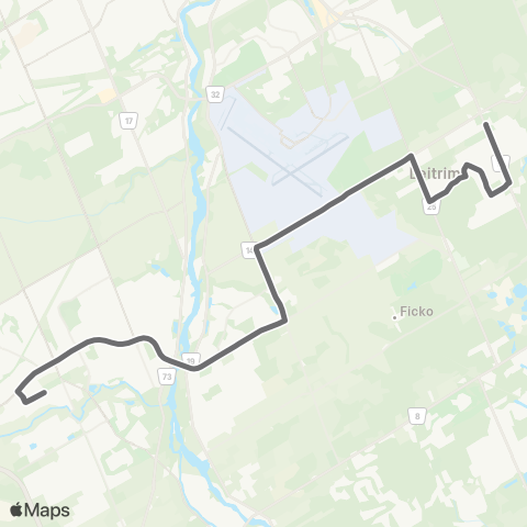 OC Transpo Pierre-De-Blois HS map