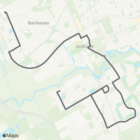 OC Transpo Cedarview Middle School map