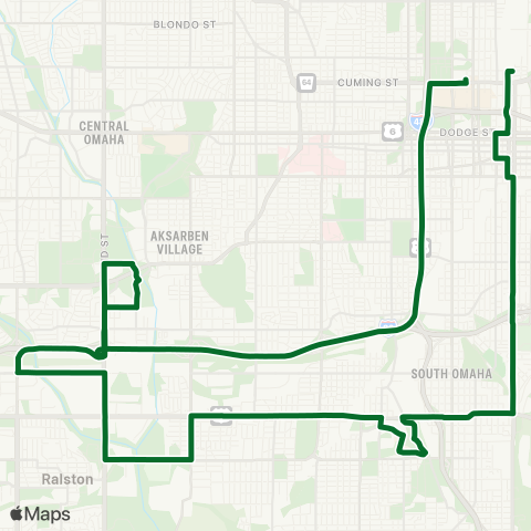 Metro 13th / L Street map