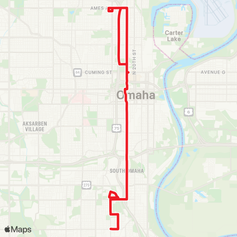 Metro 24th Street map