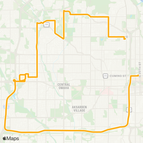 Metro 90th Street map