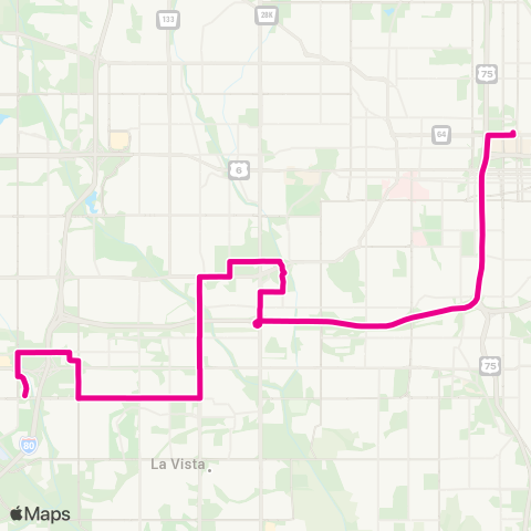 Metro Q Street map