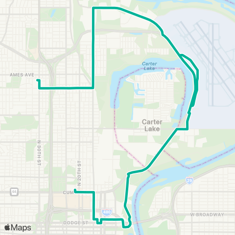 Metro Eppley Connector map