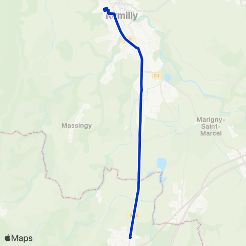 Ondéa - Lignes scolaires Pôle d'échanges Entrelacs - Parking de l'Albanais map