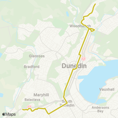 Orbus Dunedin Pine Hill - City - Calton Hill map