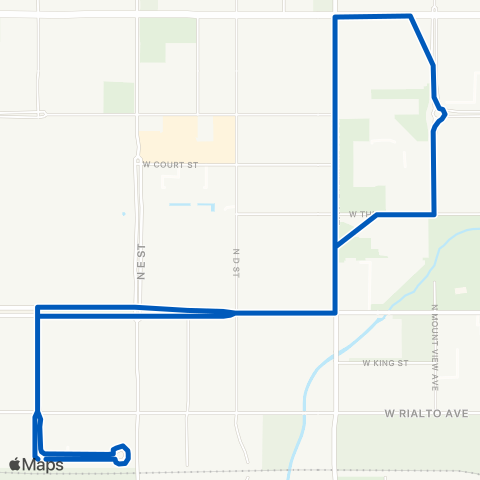 Omnitrans SB Connect map