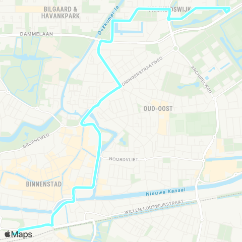 Arriva Busstation - Vrijheidswijk map