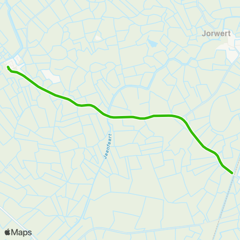 Arriva Baard - Mantgum, Station map