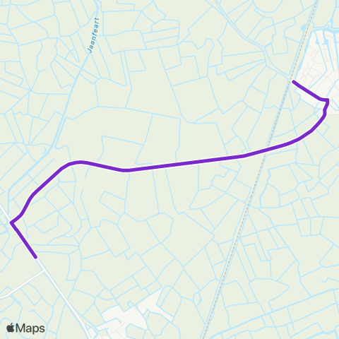 Arriva Britswert, Froonackerdyk - Mantgum, Station map