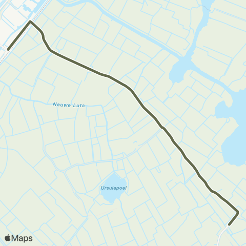 Arriva It Heidenskip - Workum, Station map