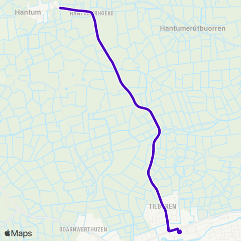 Arriva Hantum - Dokkum, Busstation map