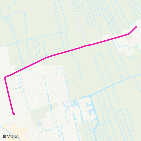 Arriva Lippenhuizen - Gorredijk, Busstation map