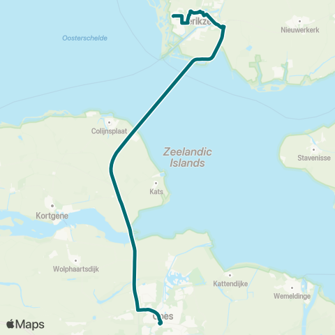 Connexxion Goes - Zierikzee map