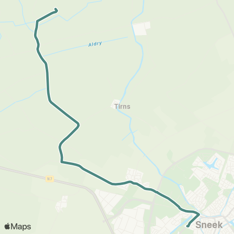 Arriva Hidaard - Sneek, Busstation map