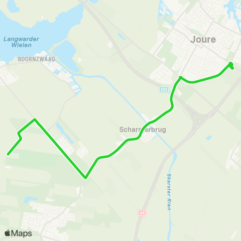 Arriva Legemeer - Joure, Busstation map