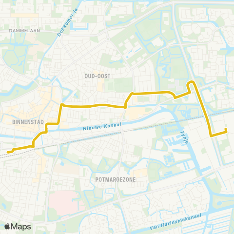 Arriva Busstation - Caparis Hemrik map