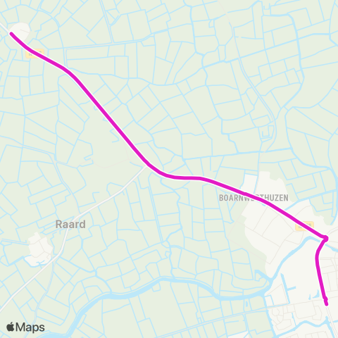 Arriva Foudgum - Dokkum, Sionsberg map