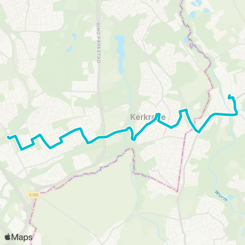 Arriva Kerkrade Parkstad Stadion - Herzogenrath map