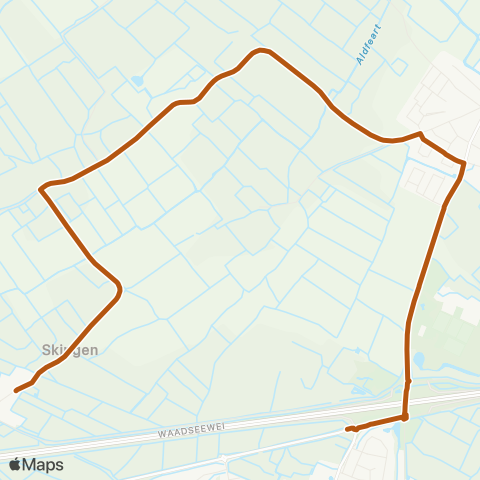 Arriva Skingen - Dronryp, Hoek Dronryp map