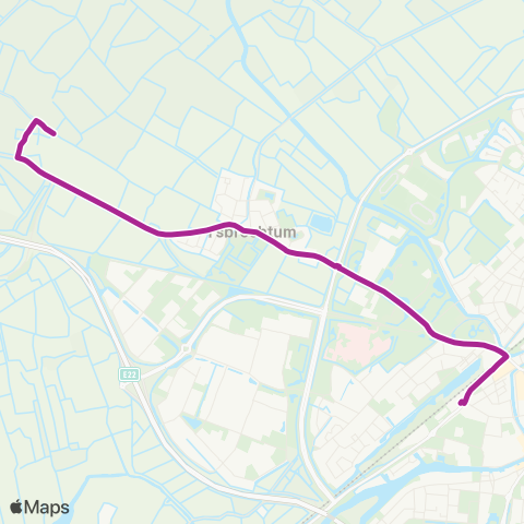 Arriva Tjalhuizum - Sneek, Busstation map