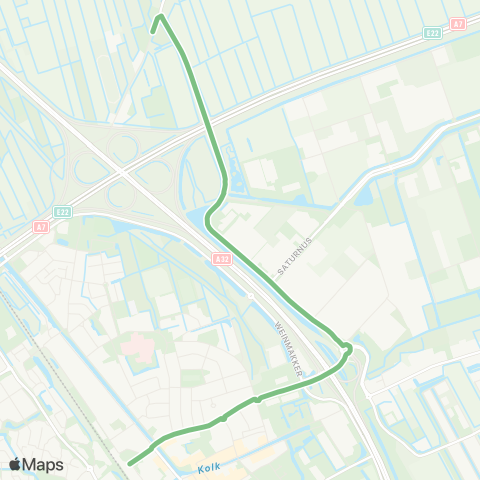 Arriva Terband - Heerenveen, Busstation map