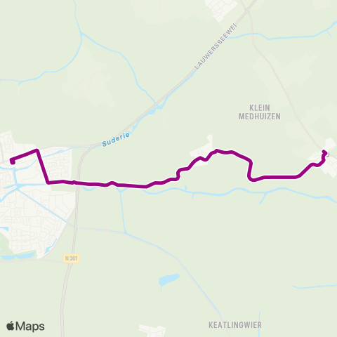 Arriva Ee - Dokkum, Busstation map