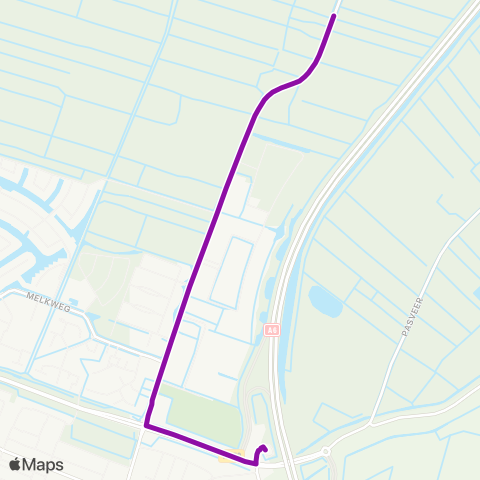 Arriva Eesterga - Lemmer, Busstation map