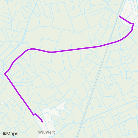 Arriva Wiuwert - Mantgum, Station map