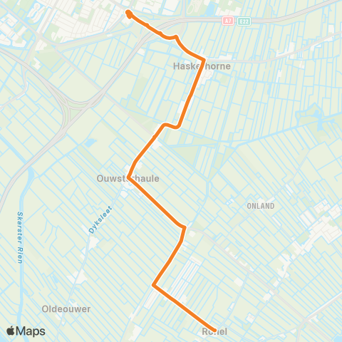 Arriva Rohel - Joure, Busstation map