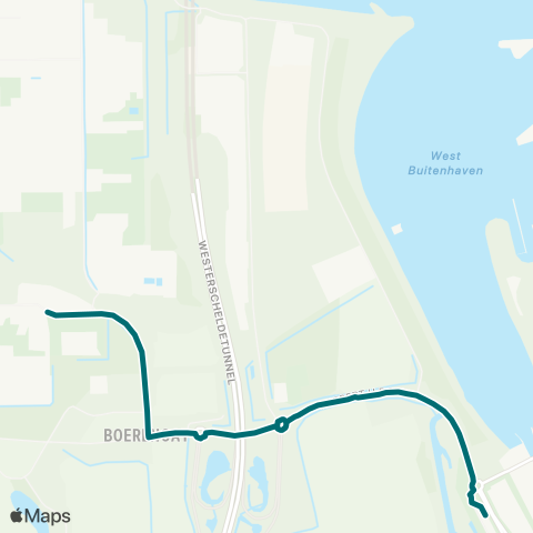 Connexxion Terneuzen, Busstation - DOW map