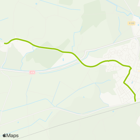 Arriva Varsseveld - Westendorp map