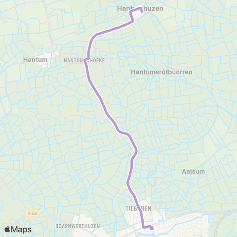 Arriva Hantumhuizen - Dokkum, Busstation map