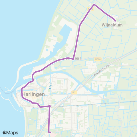 Arriva Wijnaldum - Harlingen, Zorgplein map