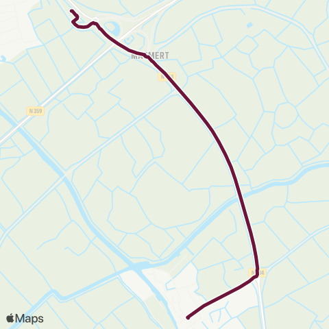 Arriva Easterlittens - Winsum, Busstation map