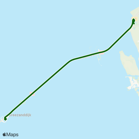 Arriva Breezanddijk - Kop Afsluitdijk map