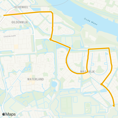 EBS Maaswijk - Metro Centrum map