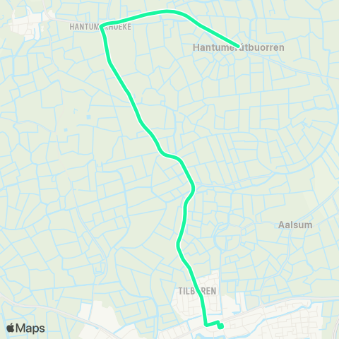 Arriva Hantumeruitburen - Dokkum, Busstation map