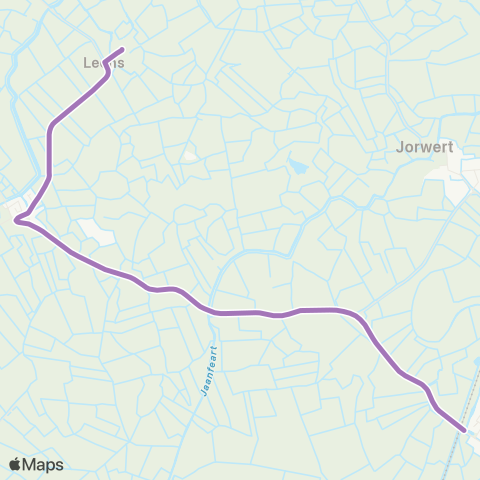 Arriva Leons - Mantgum, Station map