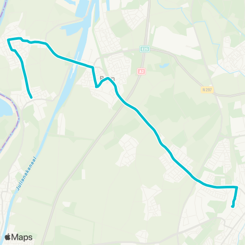 Arriva Sittard via Born - Obbicht map